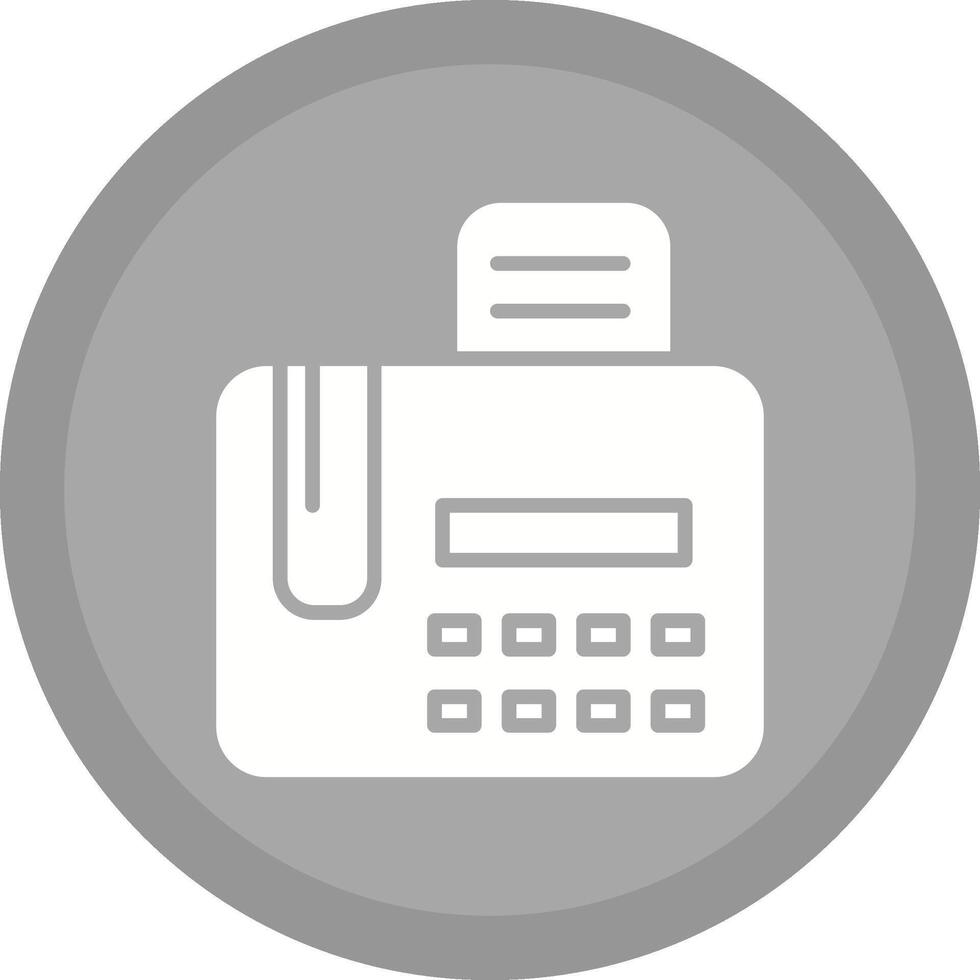 Fax Machine Vector Icon