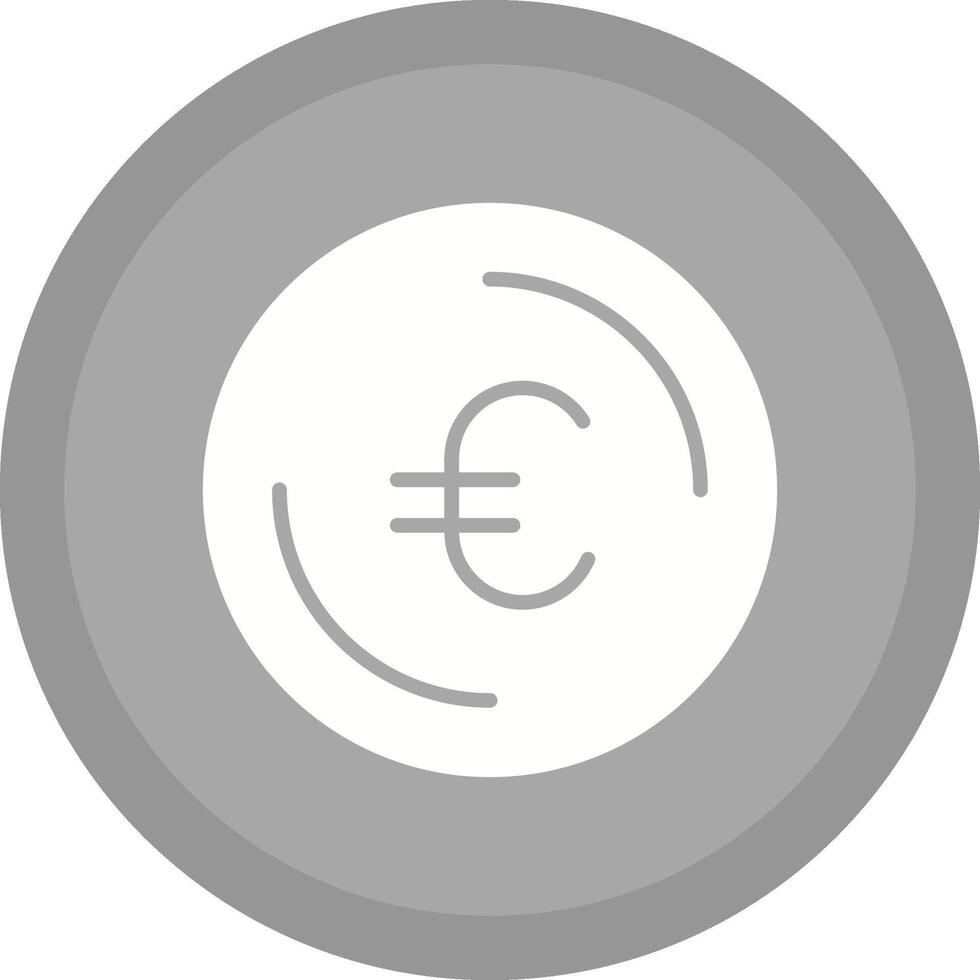 icono de vector de símbolo de euro