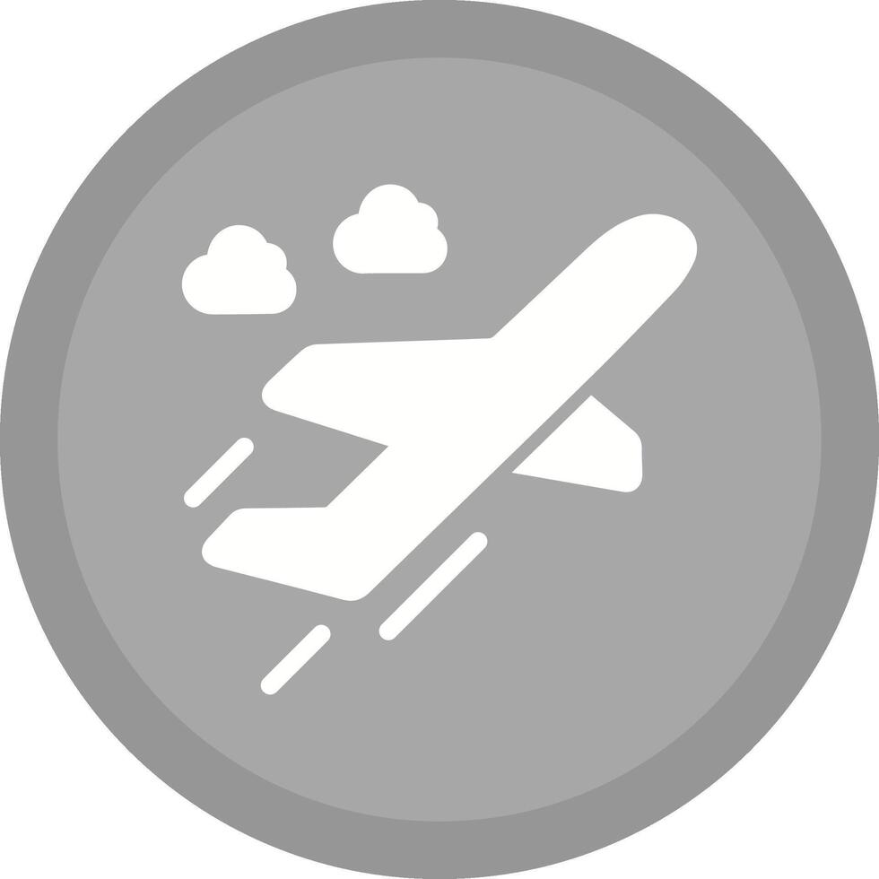 Flight Takeoff Vector Icon