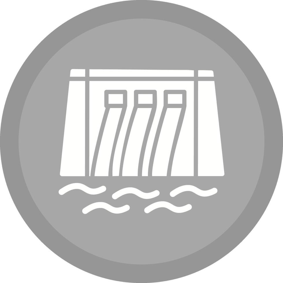 Water Dam Vector Icon