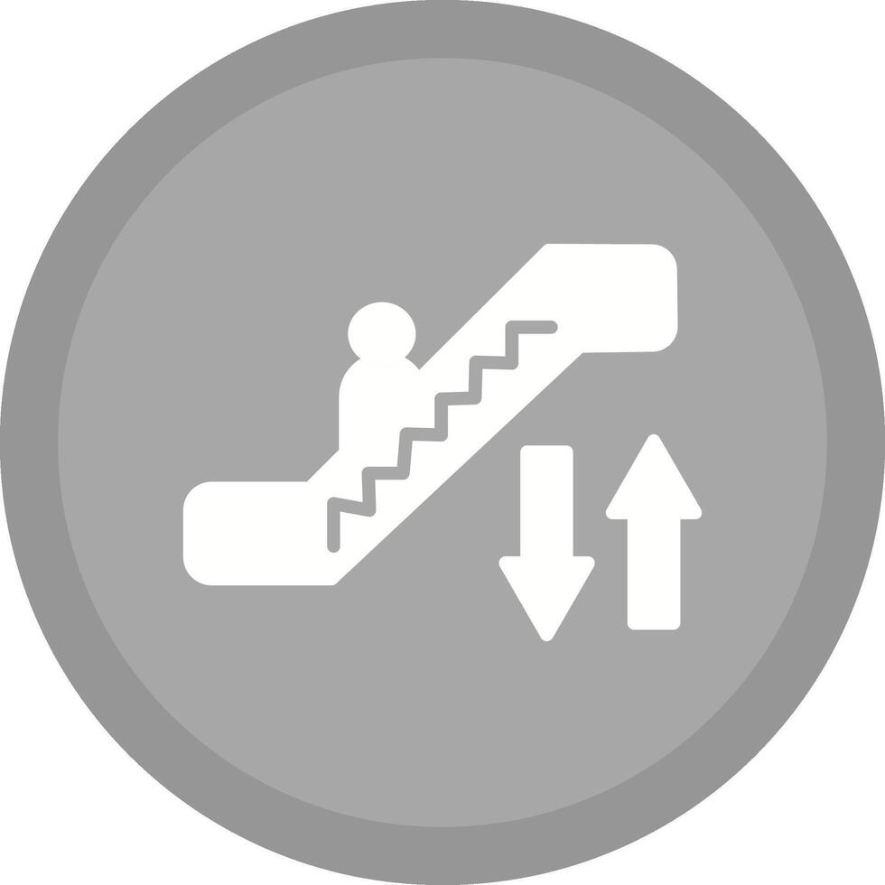 Escalator Vector Icon