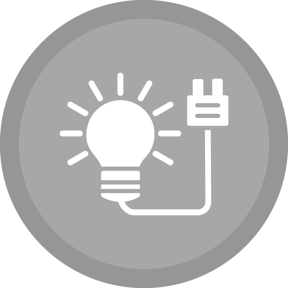 Electric Bulb Vector Icon