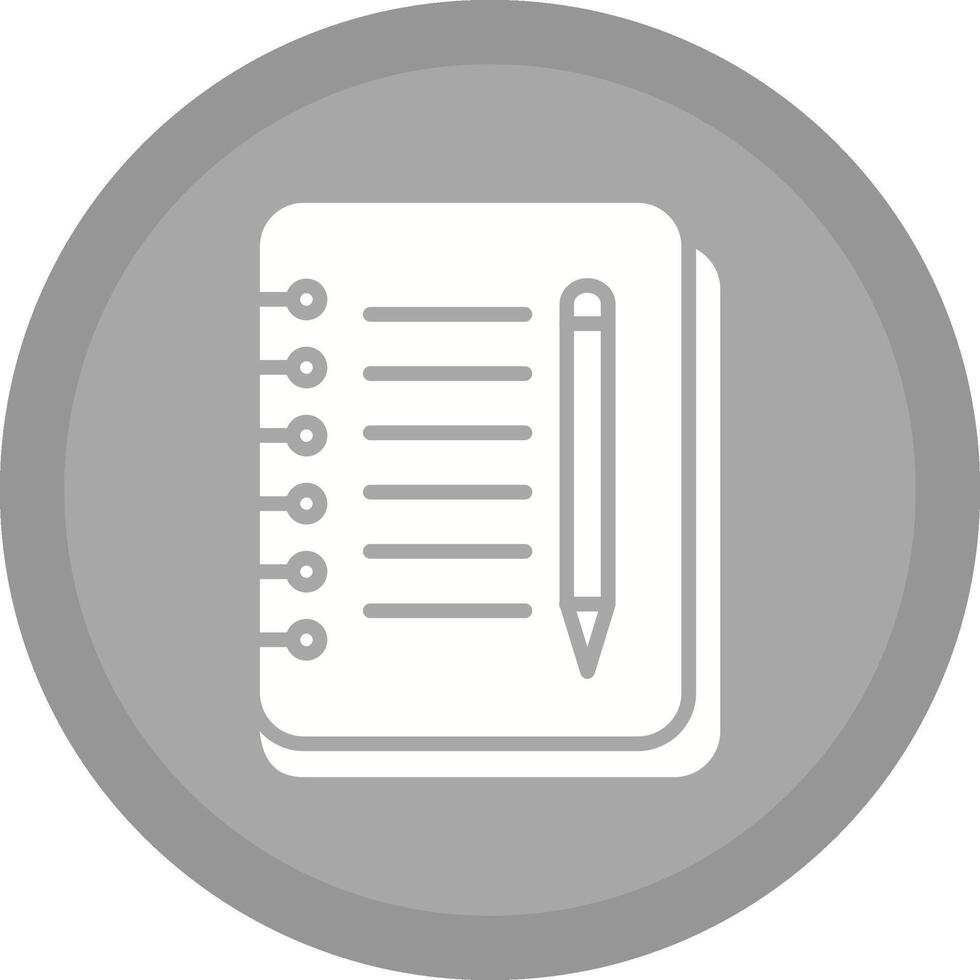 Notebook And Pen Vector Icon