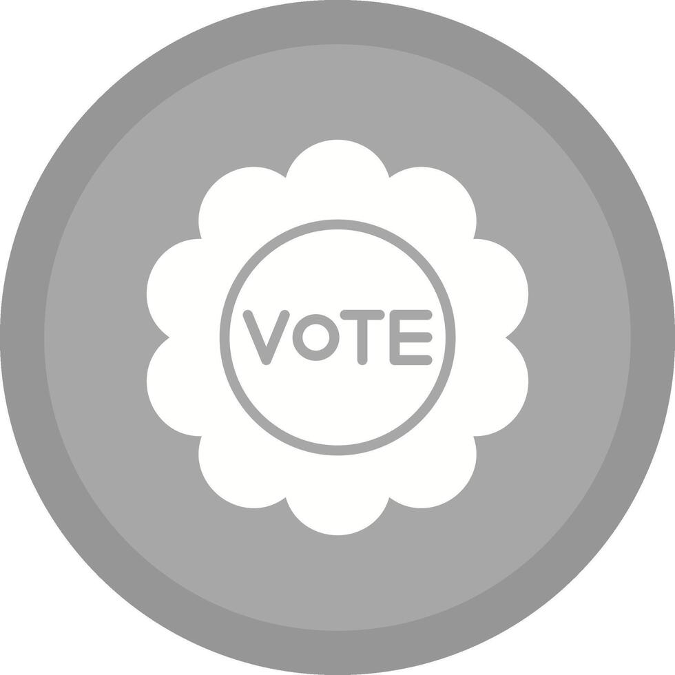 icono de vector de voto