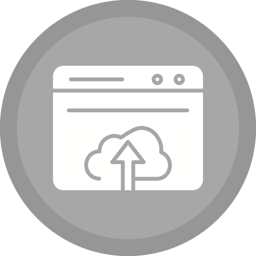 Upload Web Vector Icon