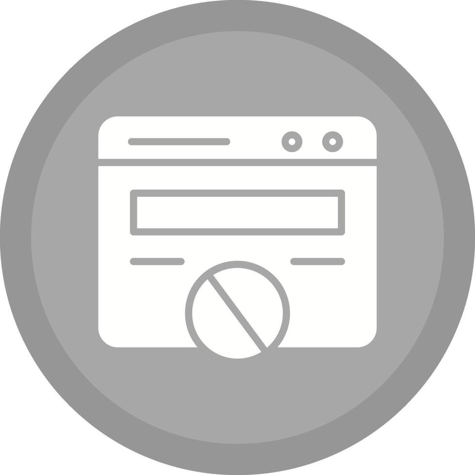 Block Website Vector Icon