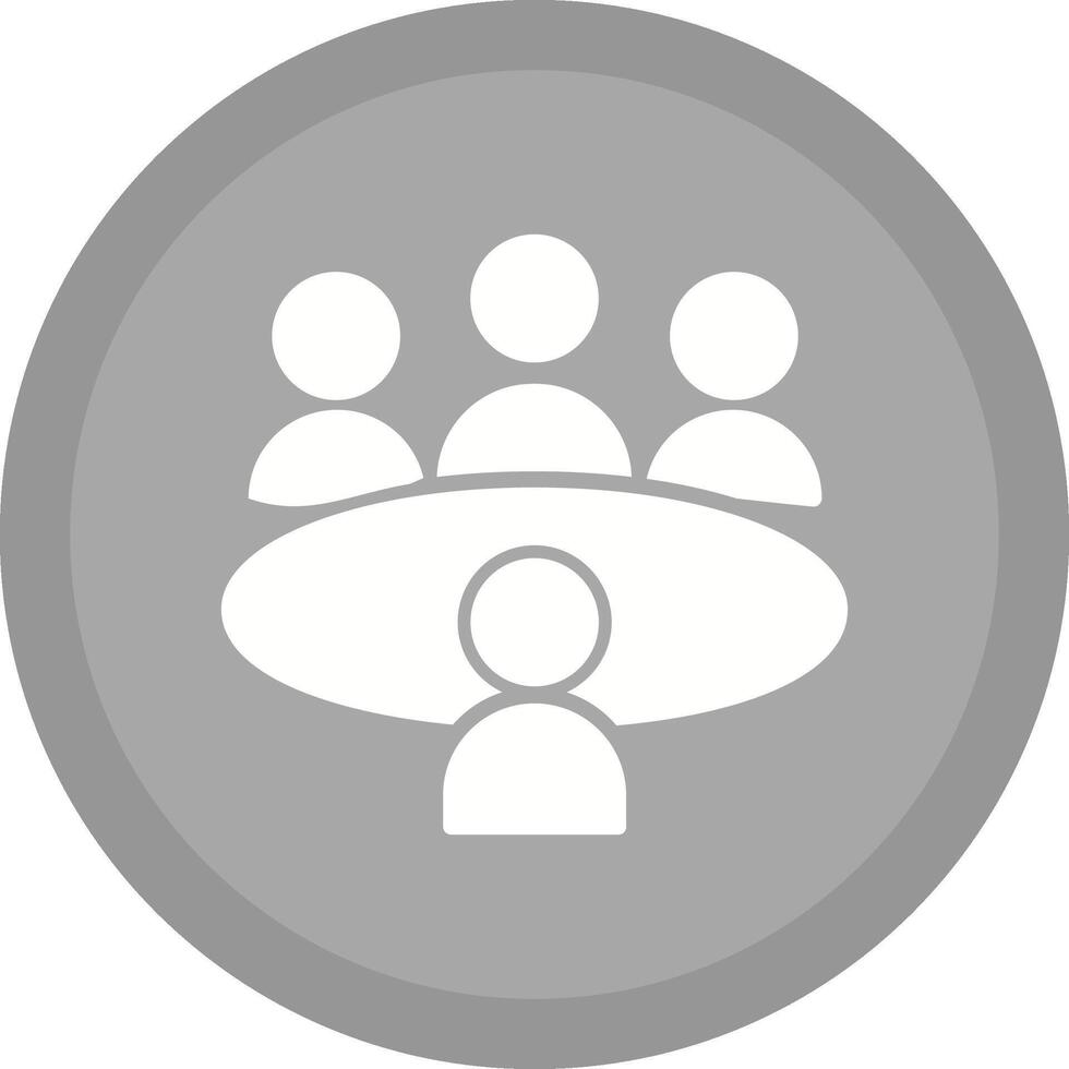 Conference Table Vector Icon