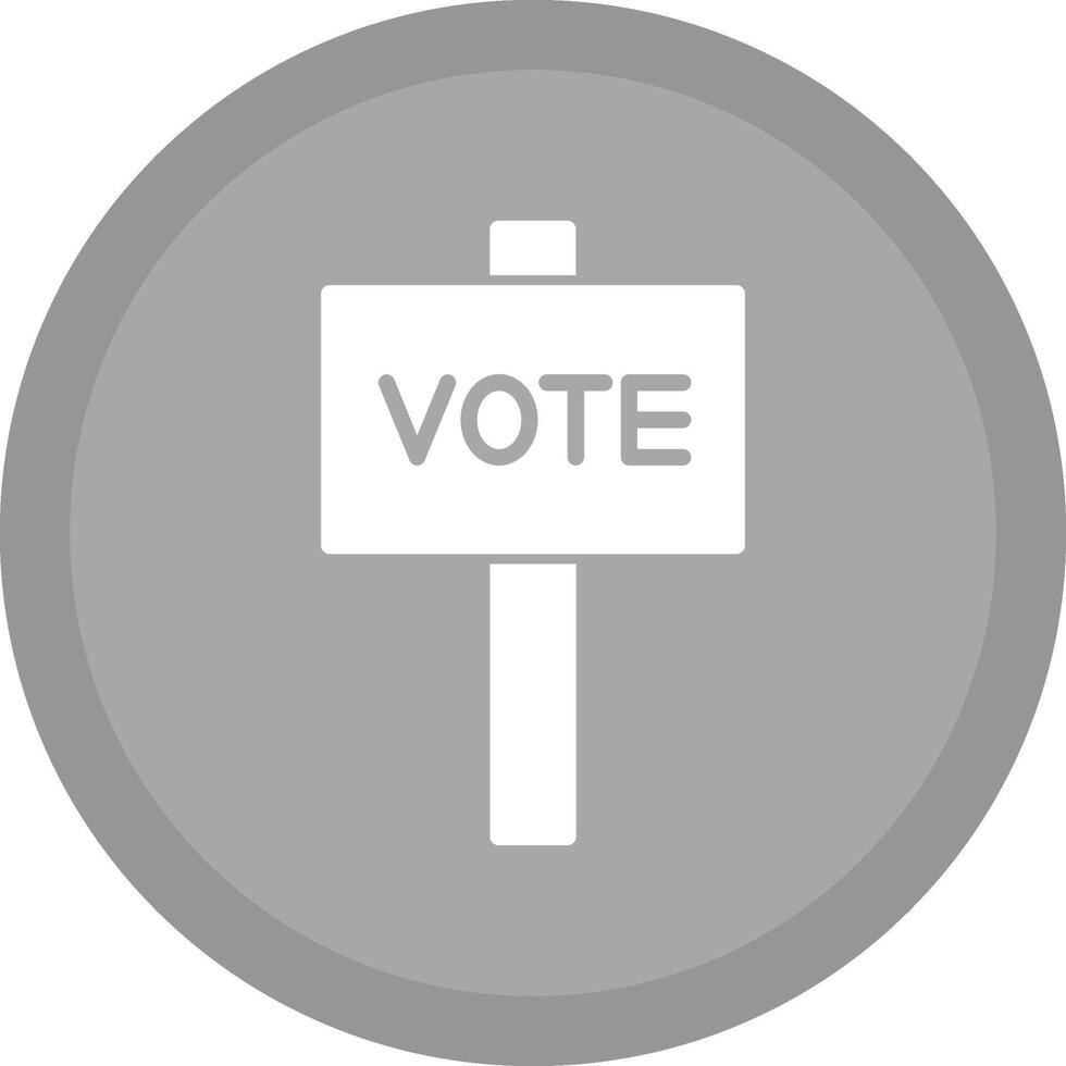 icono de vector de voto