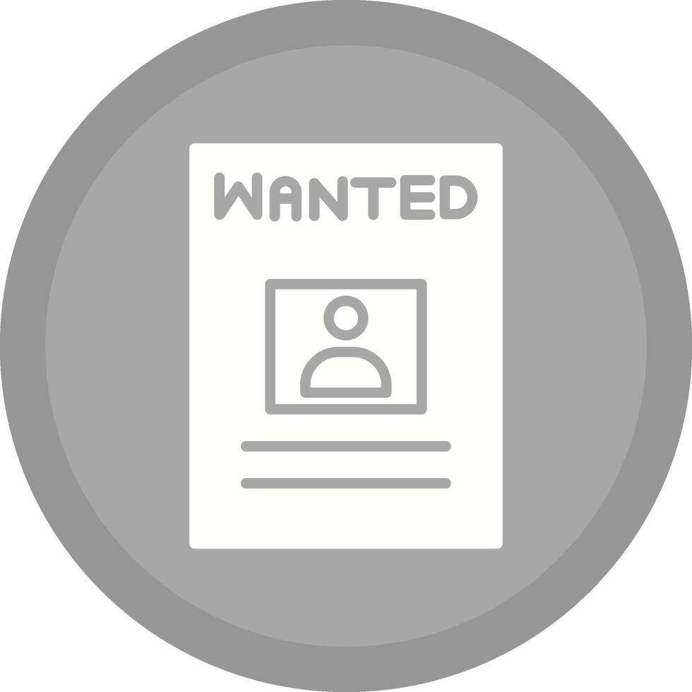 Wanted Poster Vector Icon