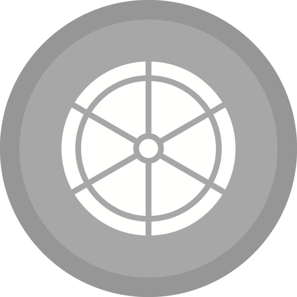 Ship Helm Vector Icon