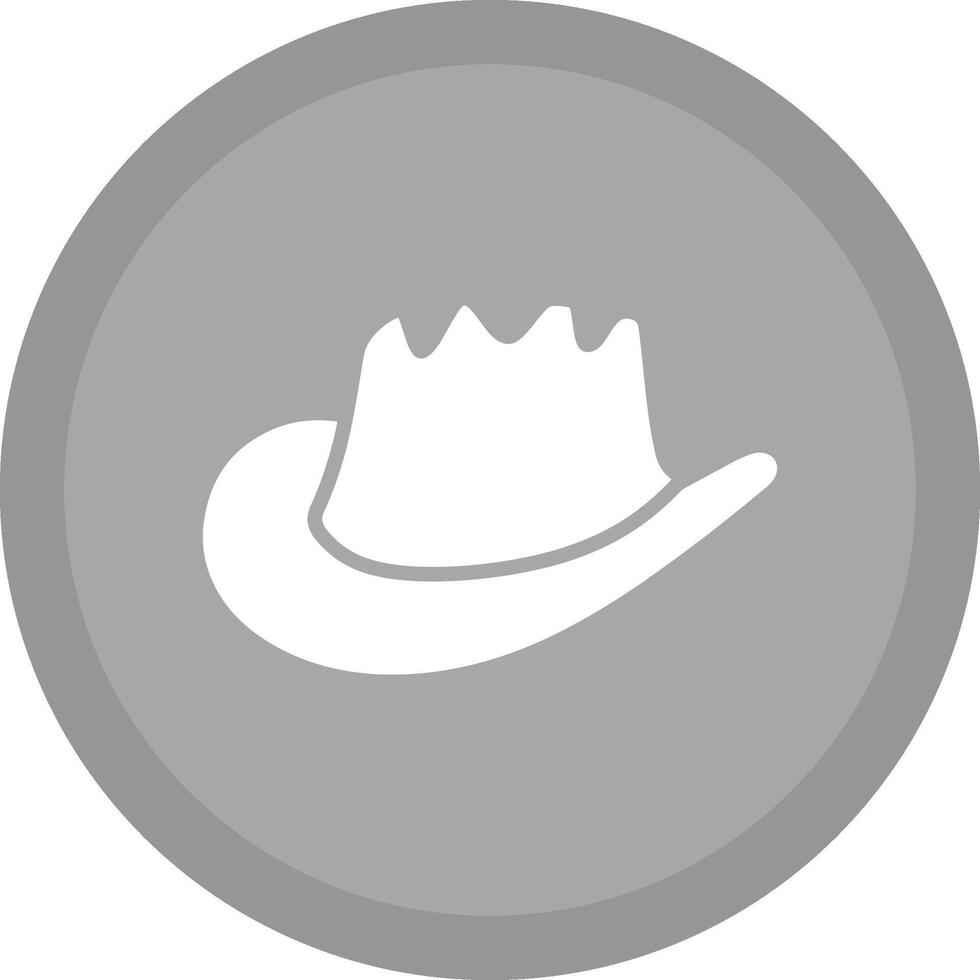 icono de vector de sombrero de vaquero