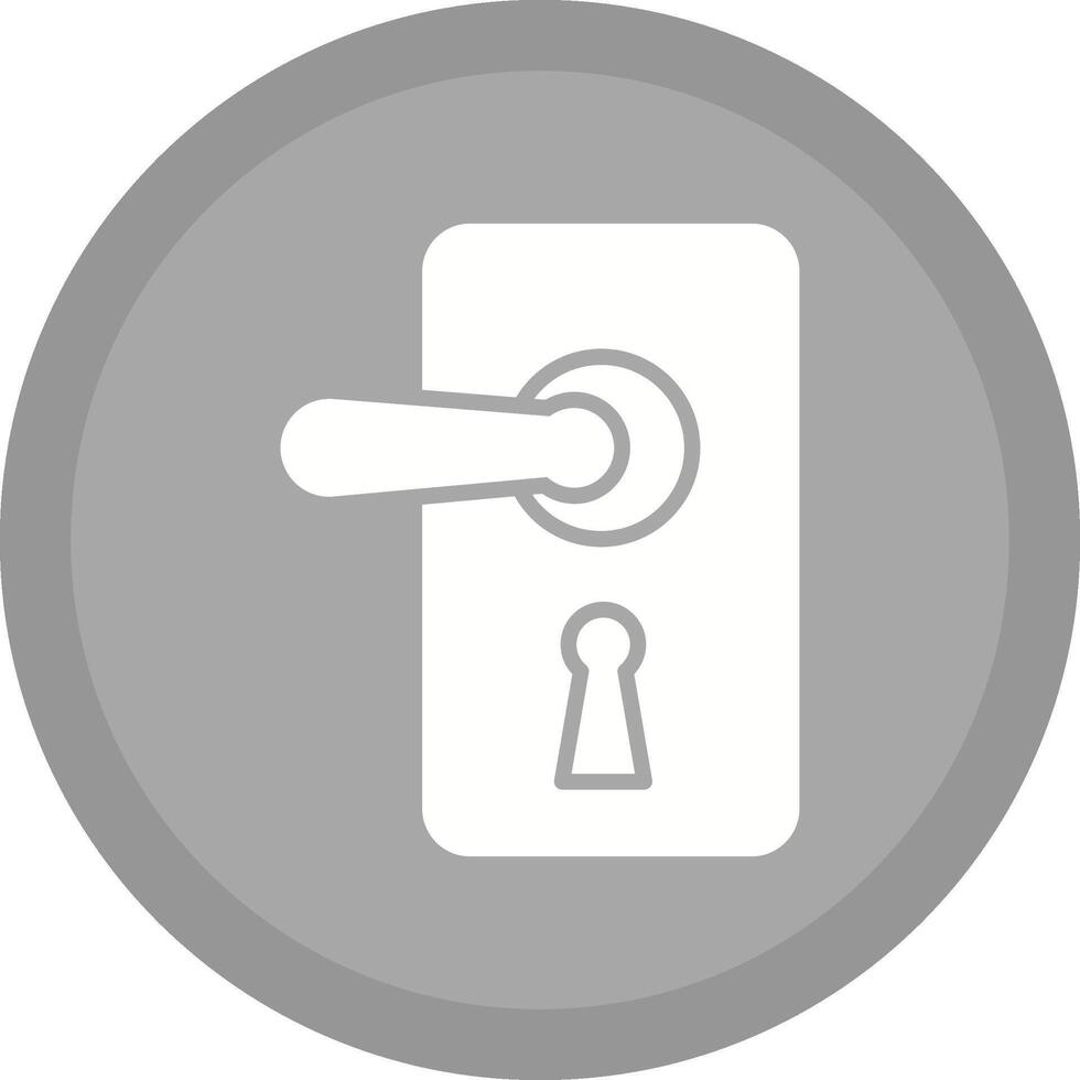 Door Lock Vector Icon