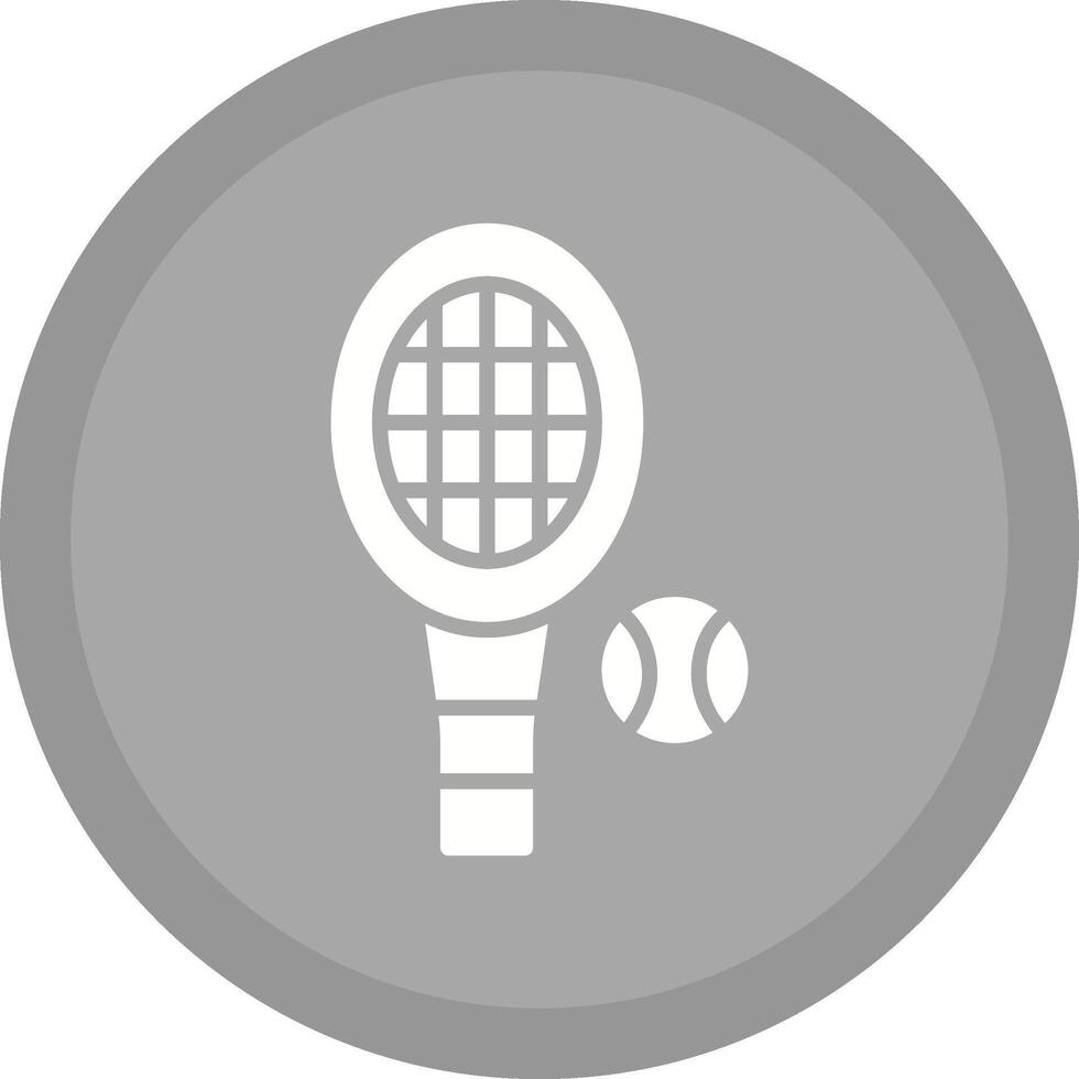 icono de vector de raqueta