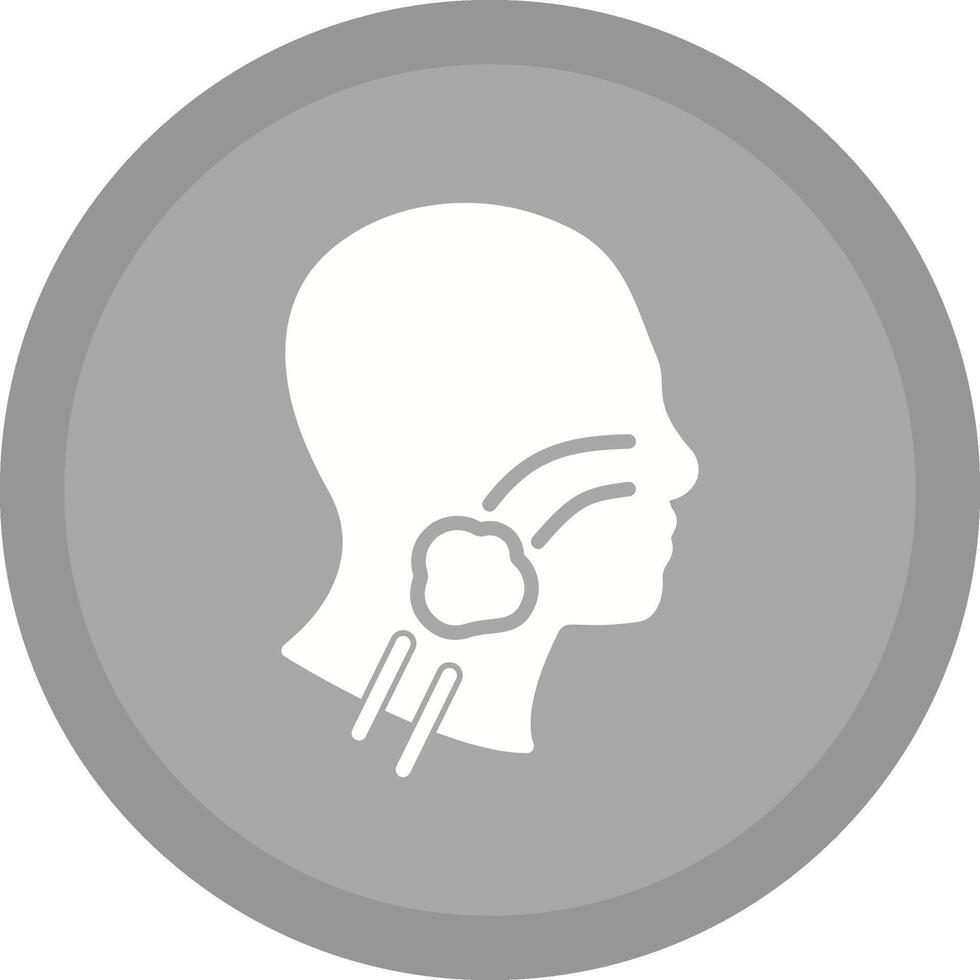 Throat Cancer Vector Icon