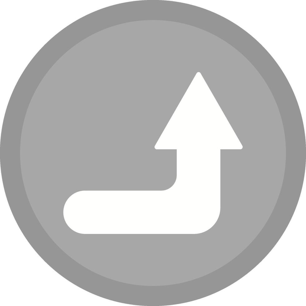 Turn Up Vector Icon