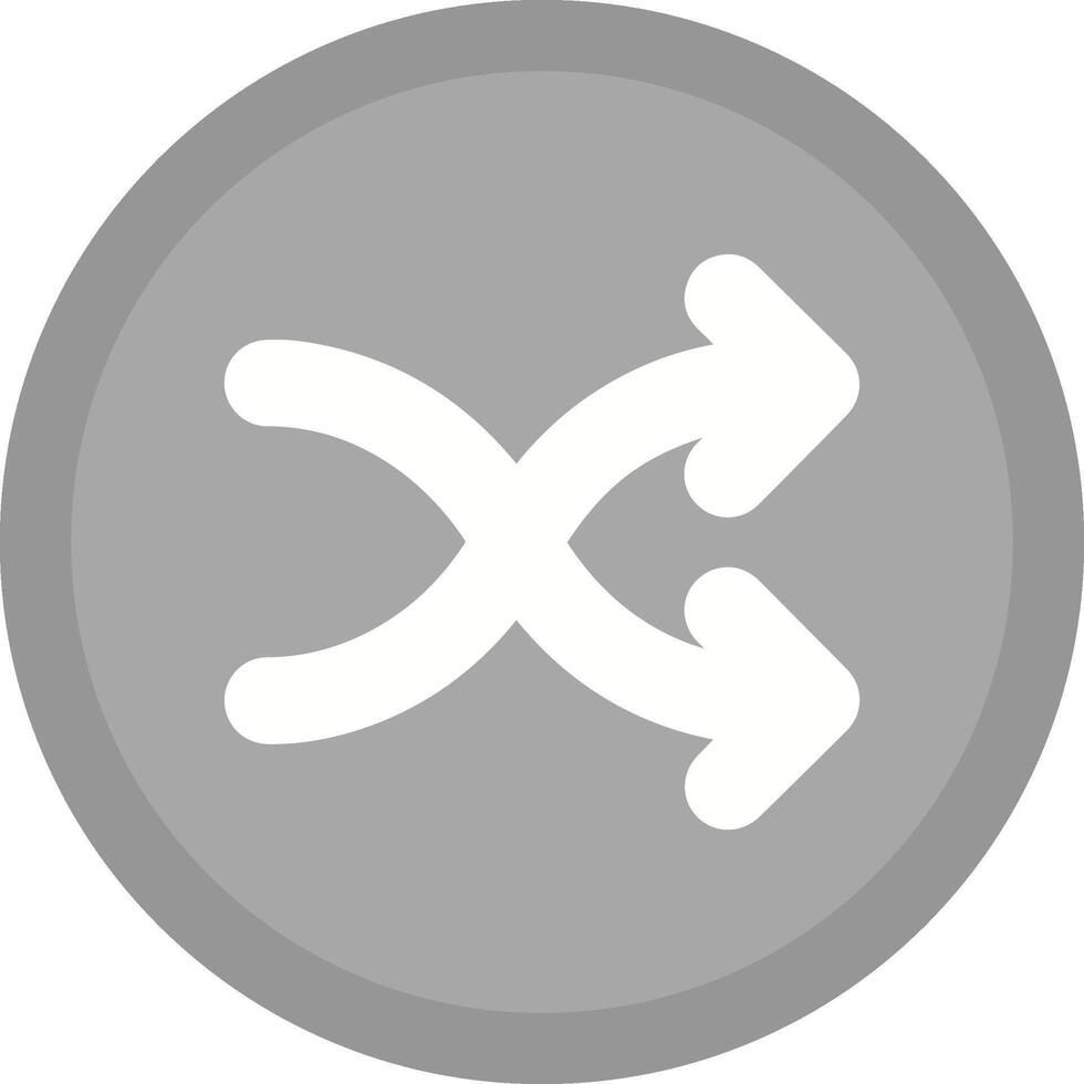Arrow Crossing Vector Icon