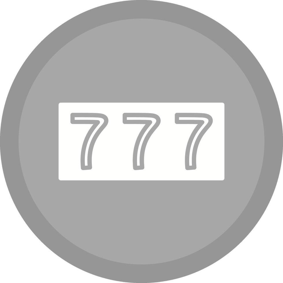 Triple Sevens Vector Icon