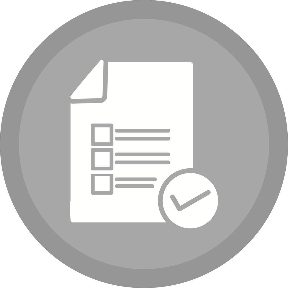 Valid Document Vector Icon