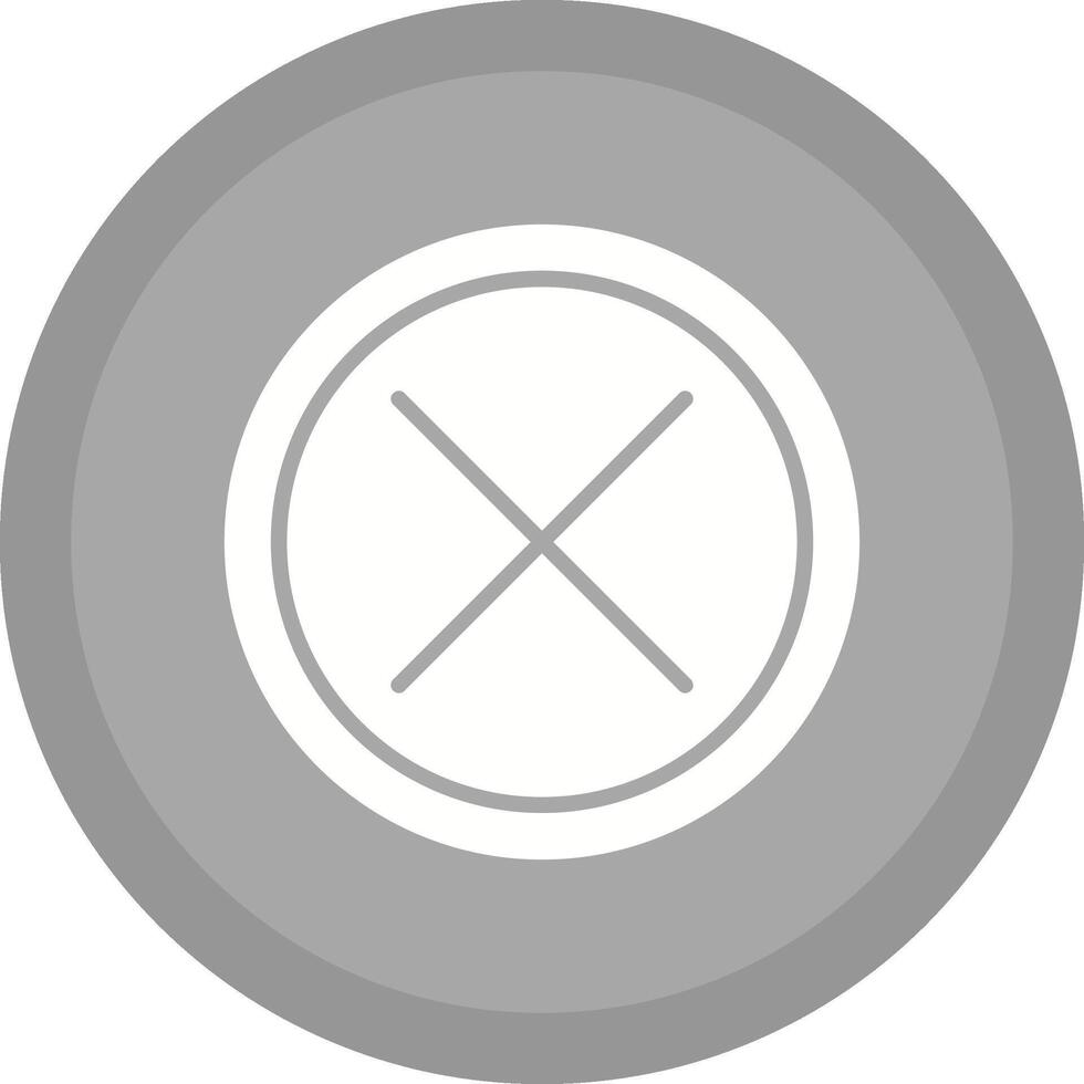 Do Not Cross Vector Icon