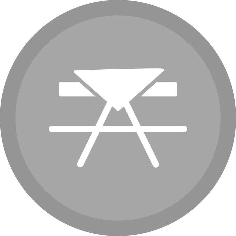 Picnic Table Vector Icon