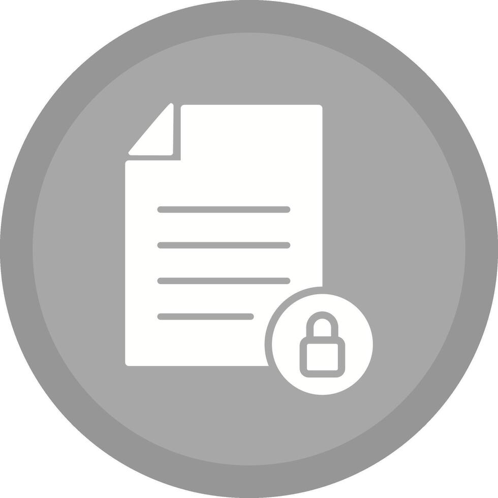 Private Document Vector Icon