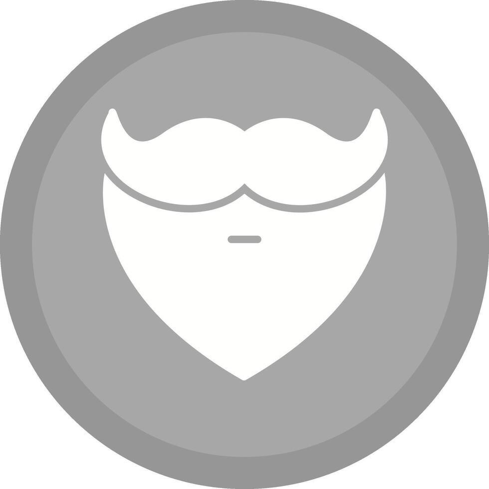 Beard and Moustache I Vector Icon