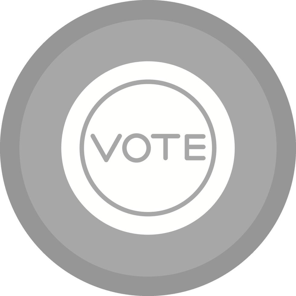 icono de vector de enlace de voto