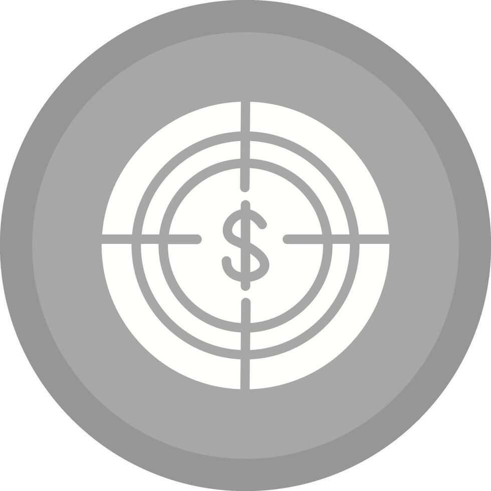 Economic Target Vector Icon