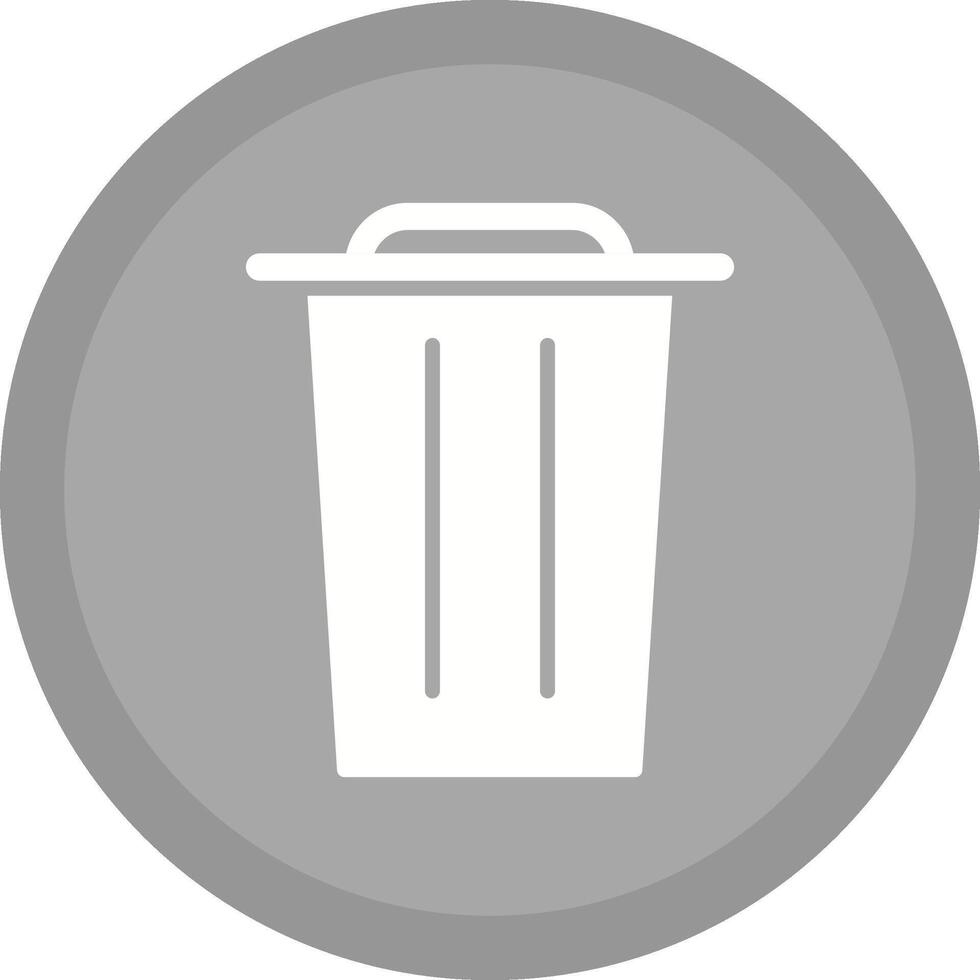 icono de vector de basura