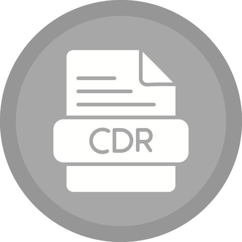 CDR Vector Icon