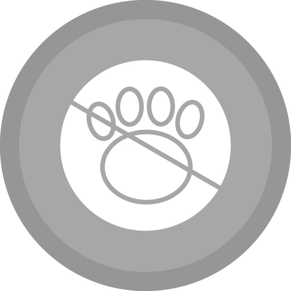 No Pets Vector Icon