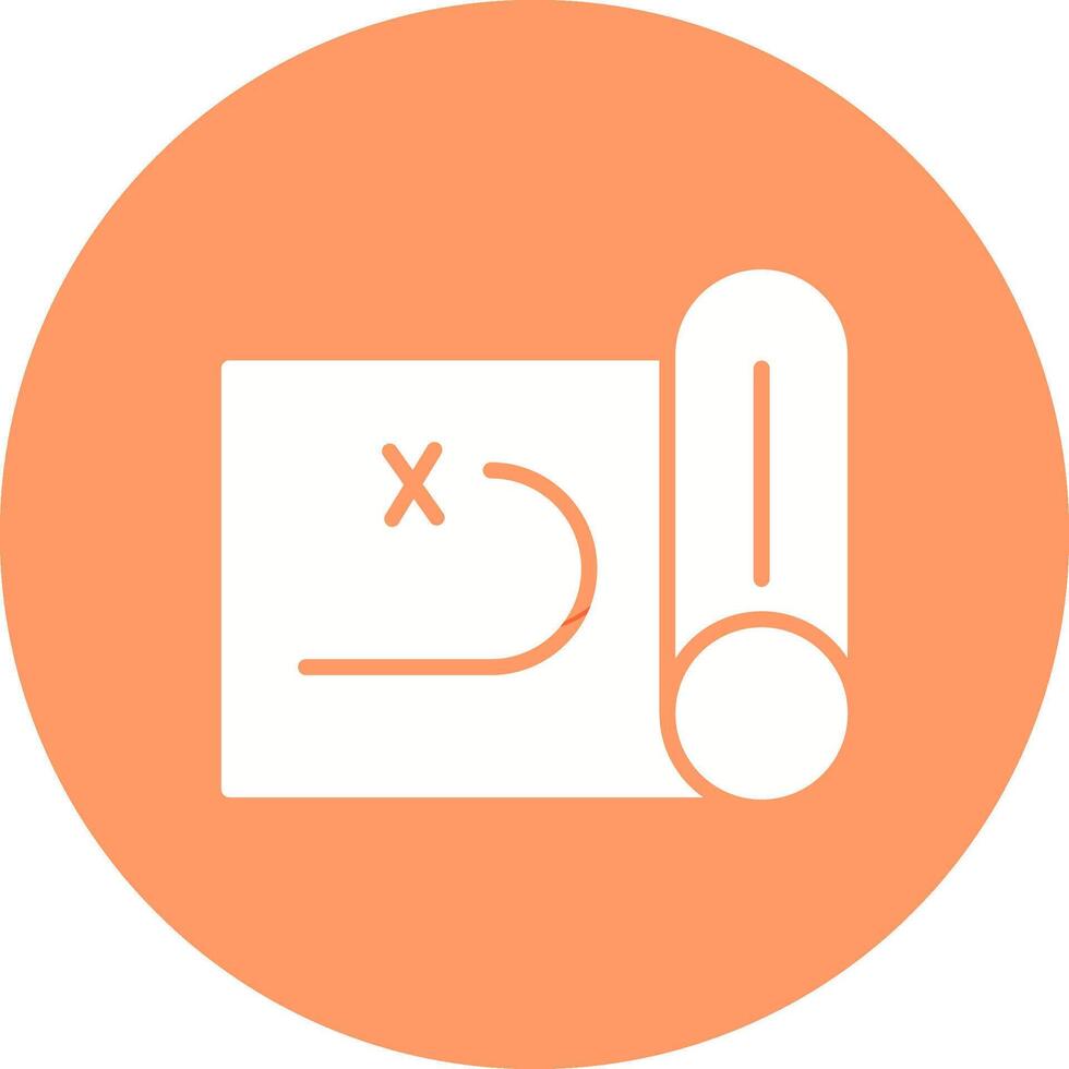 Treasure Map Vector Icon