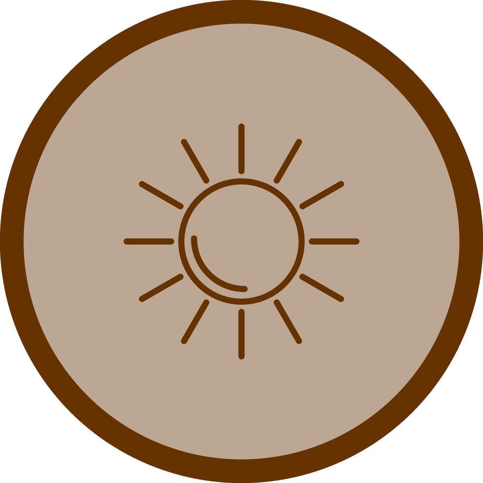 Sun II Vector Icon