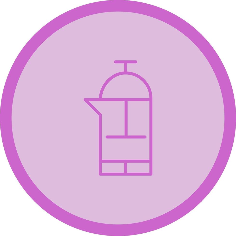 French Press Vector Icon