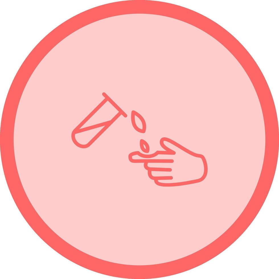 Corrosive Hazard Vector Icon