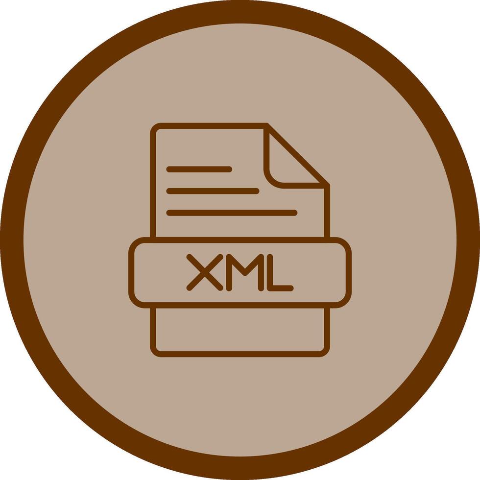 XML Vector Icon