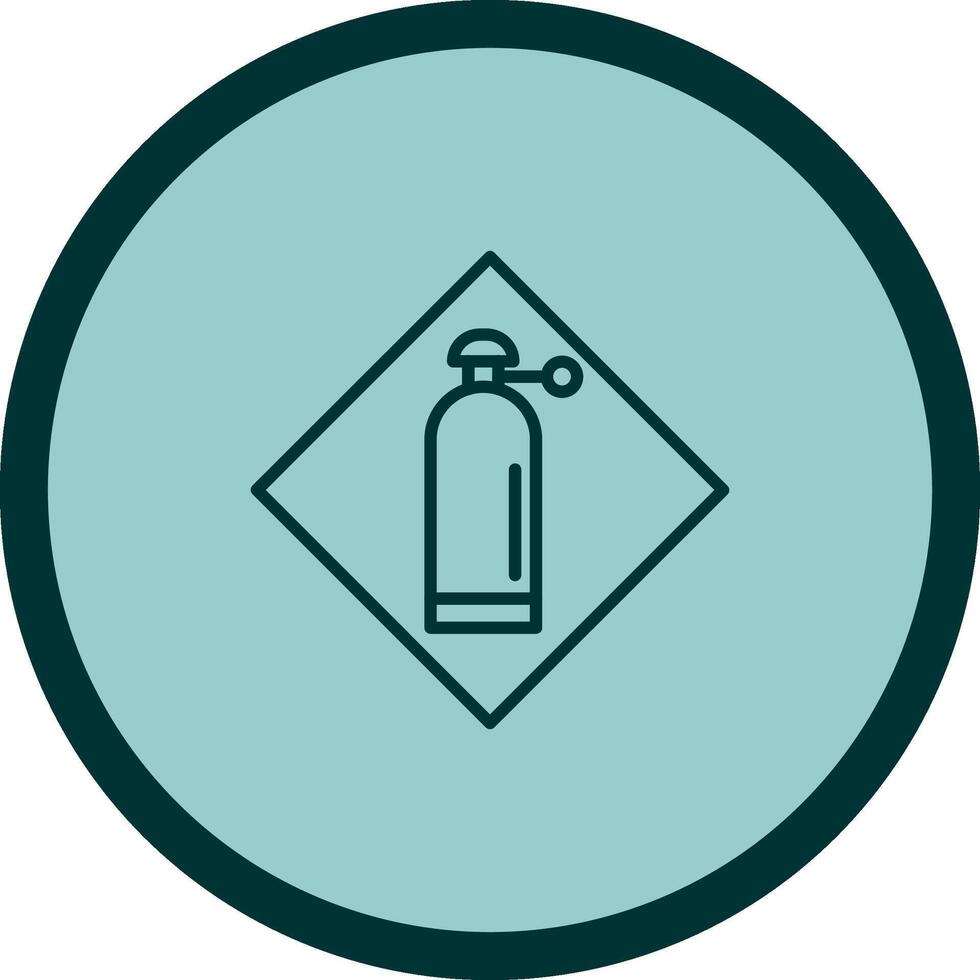 Pressurized Cylinder Vector Icon