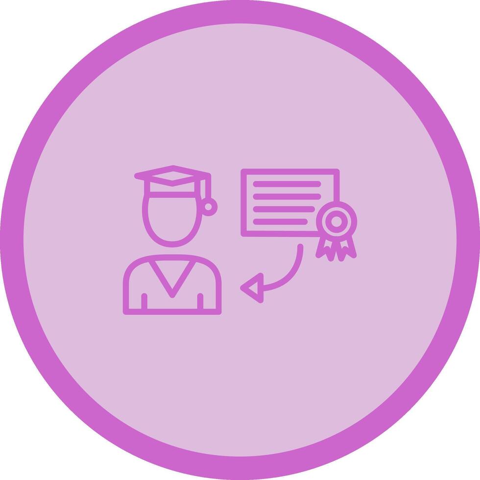Receiving Degree Vector Icon