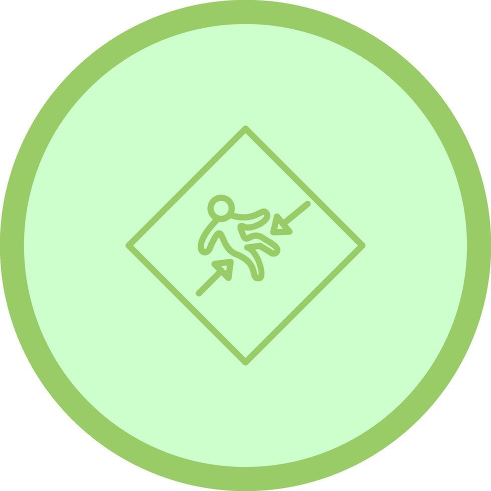 Crush Zone Vector Icon