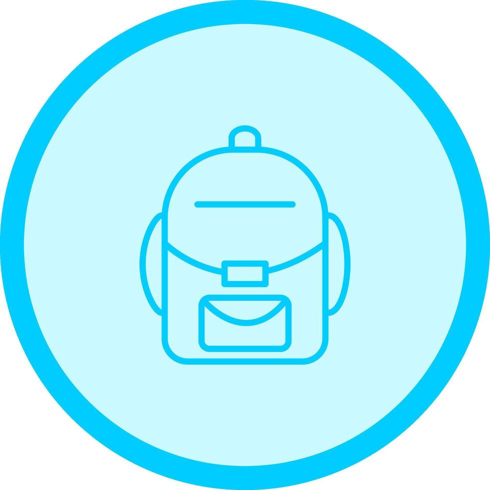 icono de vector de mochila