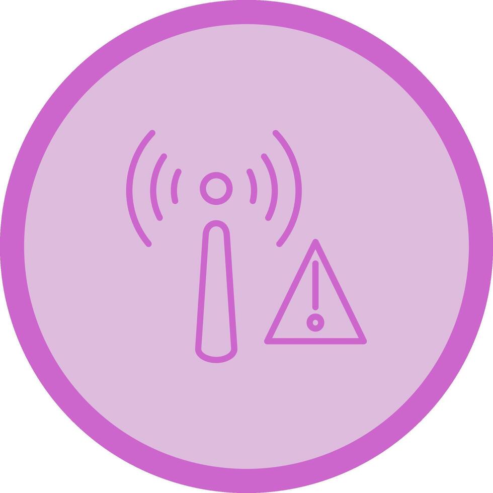 Non Ionizing Radiation Vector Icon