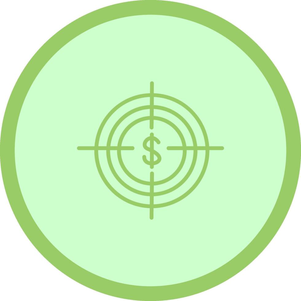 Economic Target Vector Icon