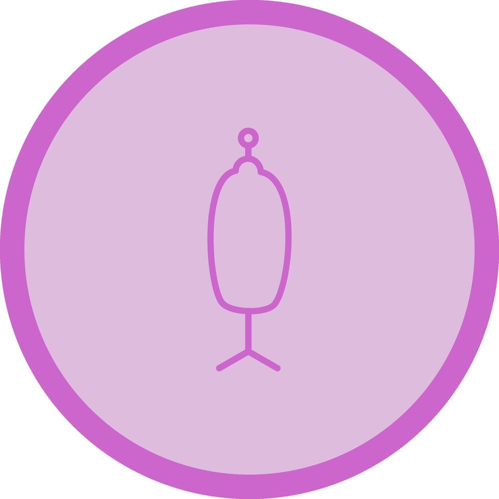 icono de vector de soporte de vestido