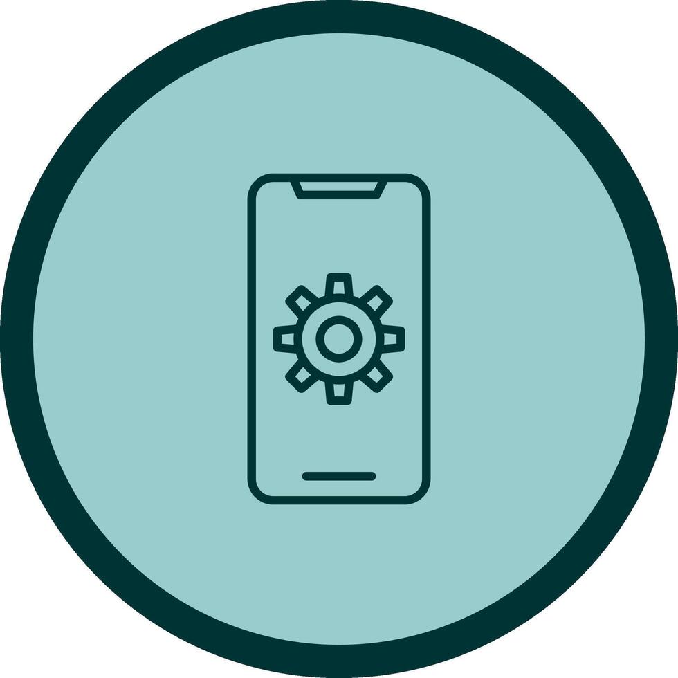 Mobile App Developing Vector Icon