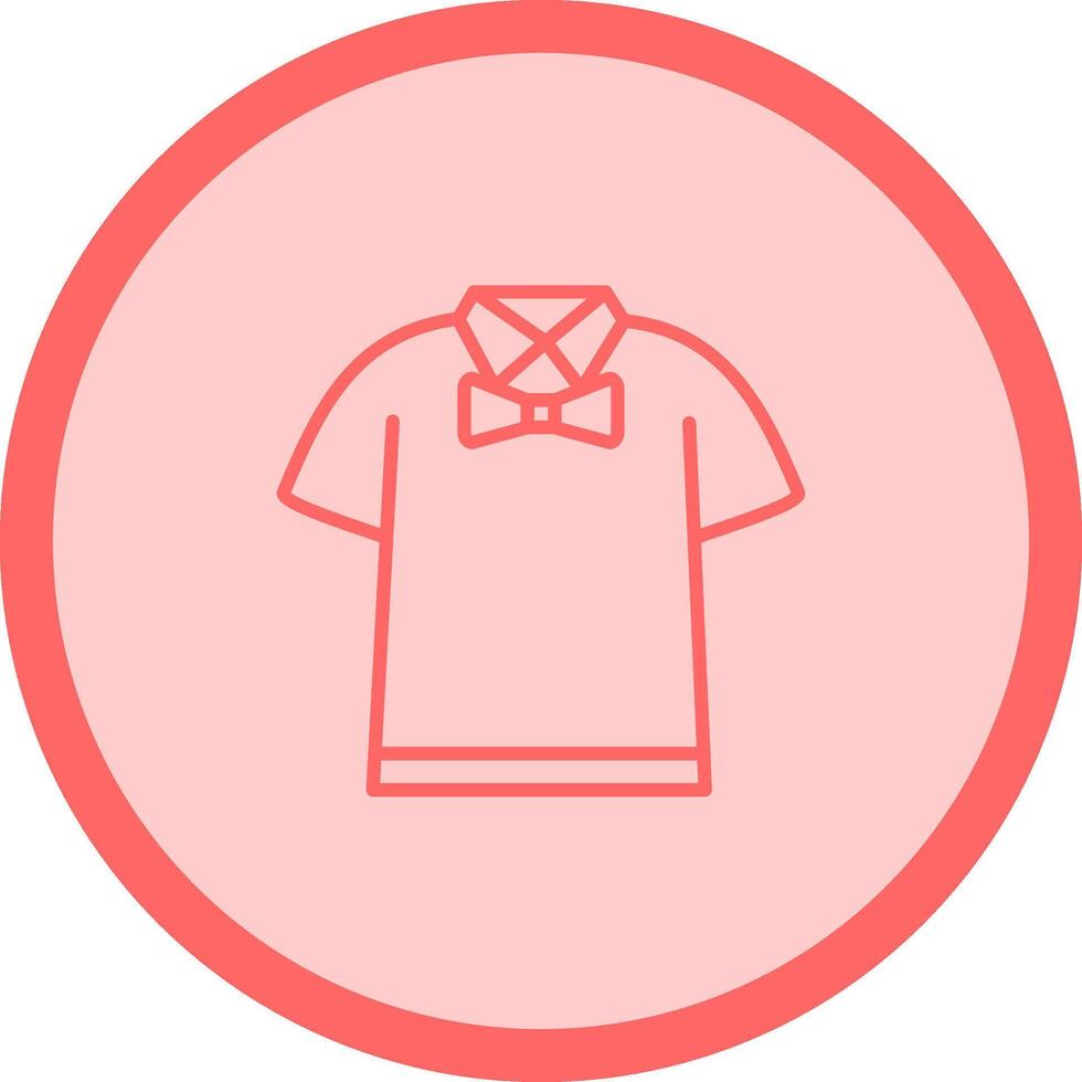 Shirt with Bow Vector Icon