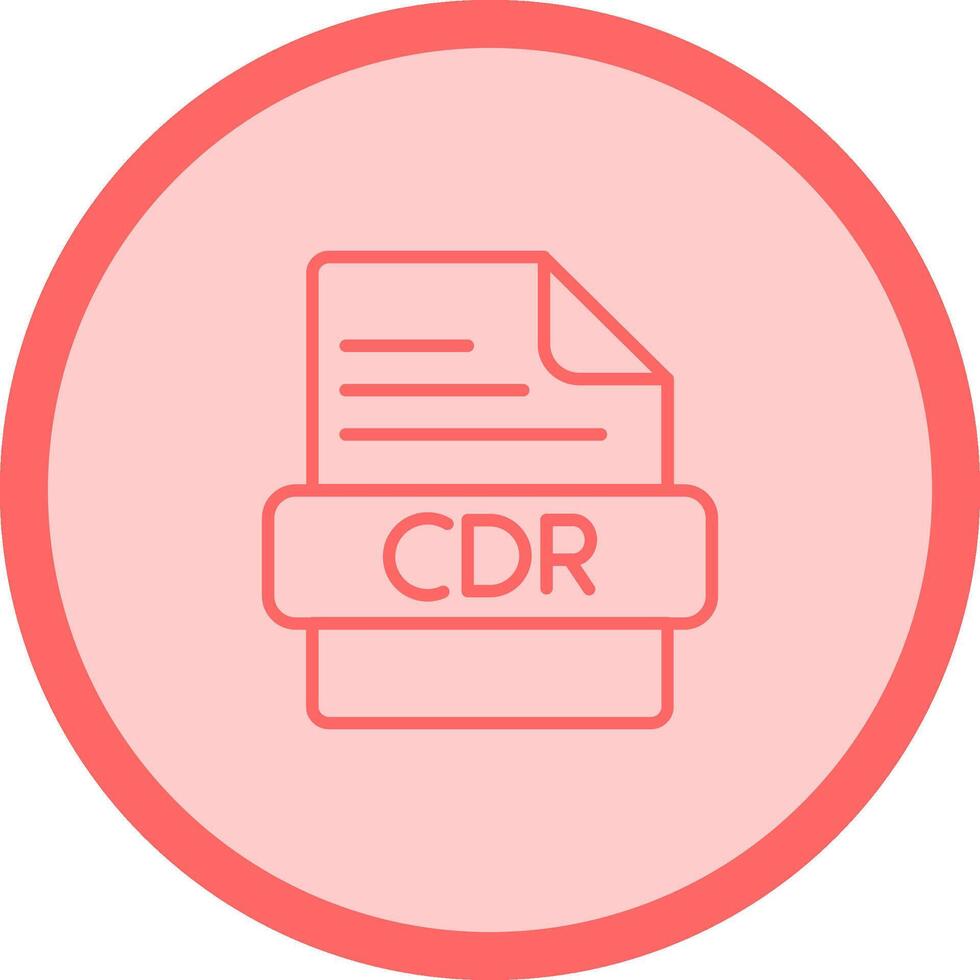 CDR Vector Icon