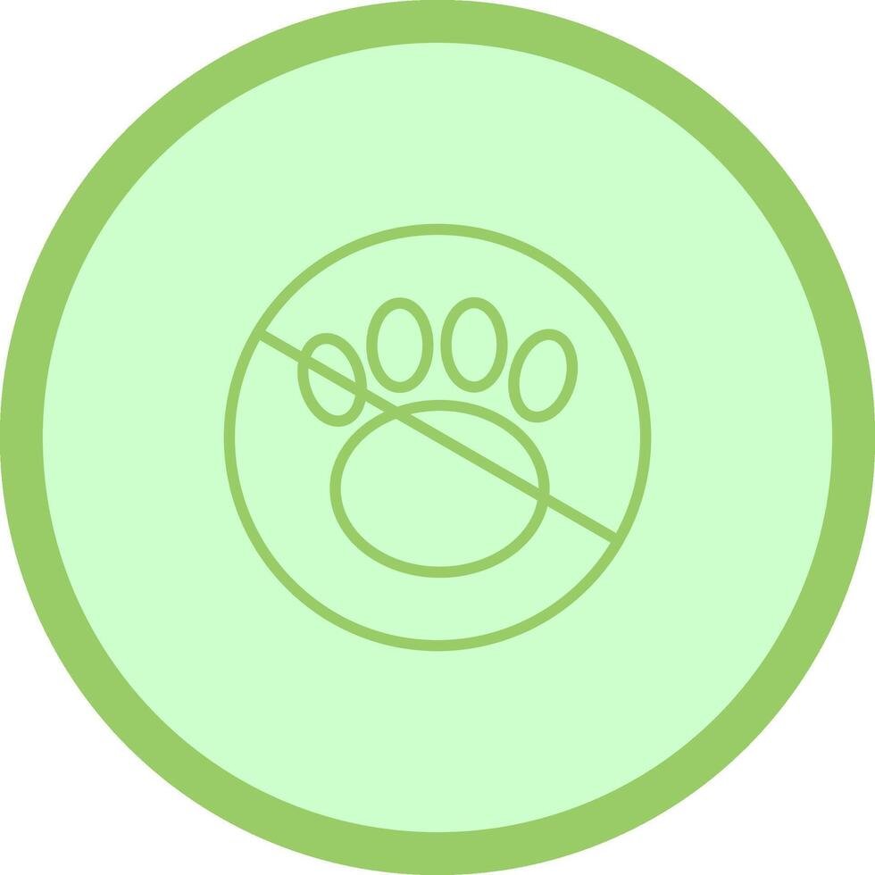 No Pets Vector Icon