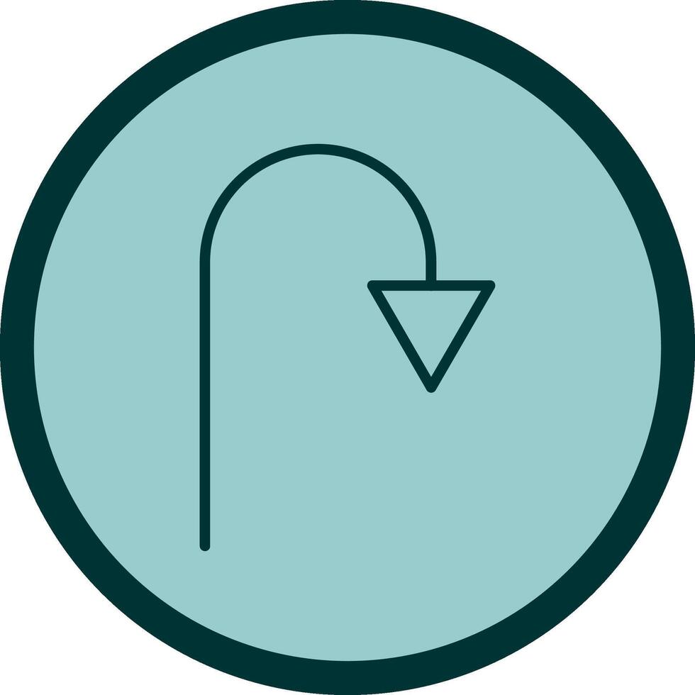 Arrow Pointing Down Vector Icon