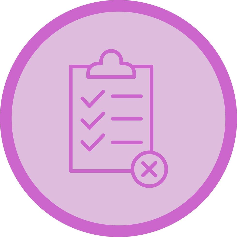 Rejected Vector Icon