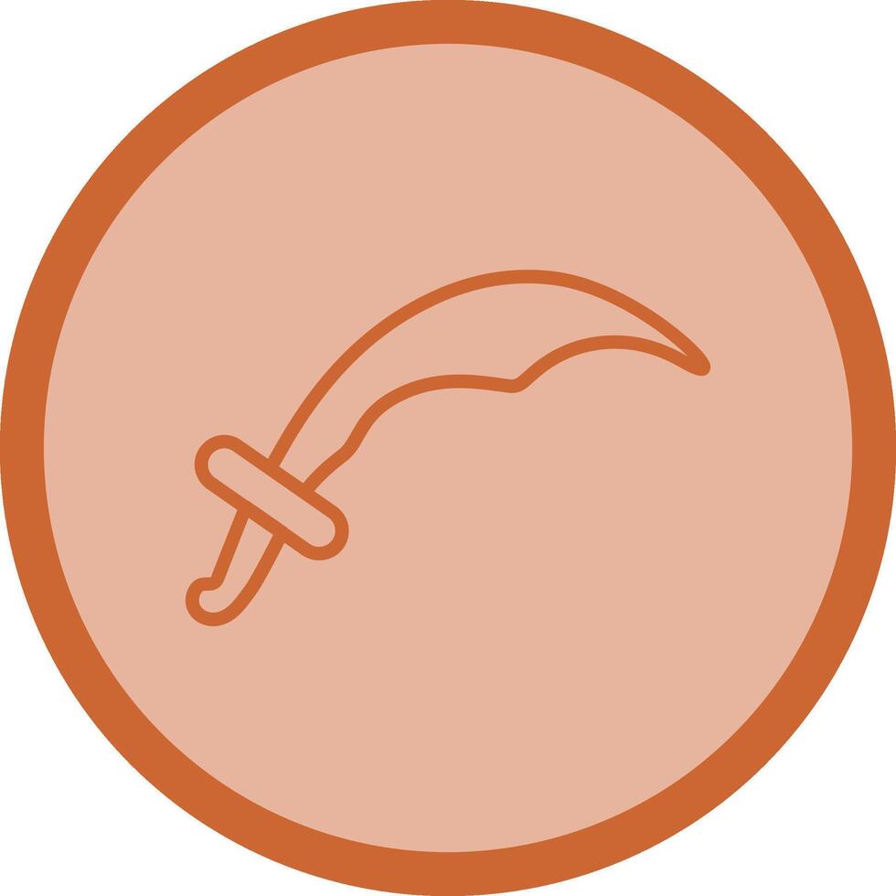 Arabic Sword Vector Icon